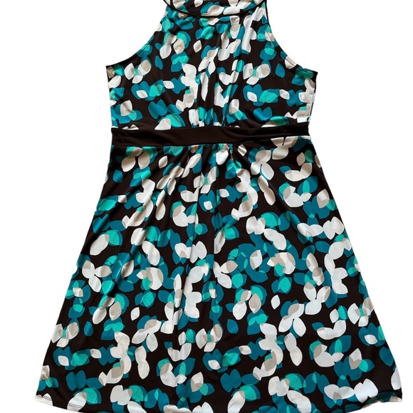 Floral Halter Neck Dress, Sz L - Picture 10 of 10